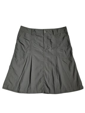 Eddie Bauer Sport Active Fit Gray Nylon Skirt SZ M